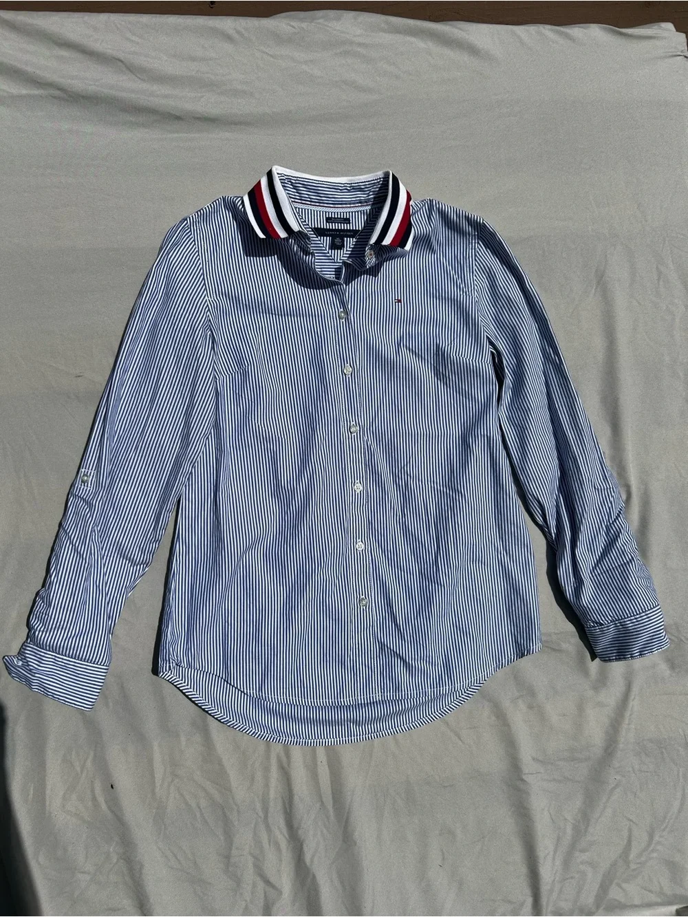 Tommy Hilfiger Stripes Long-Sleeve Button Up